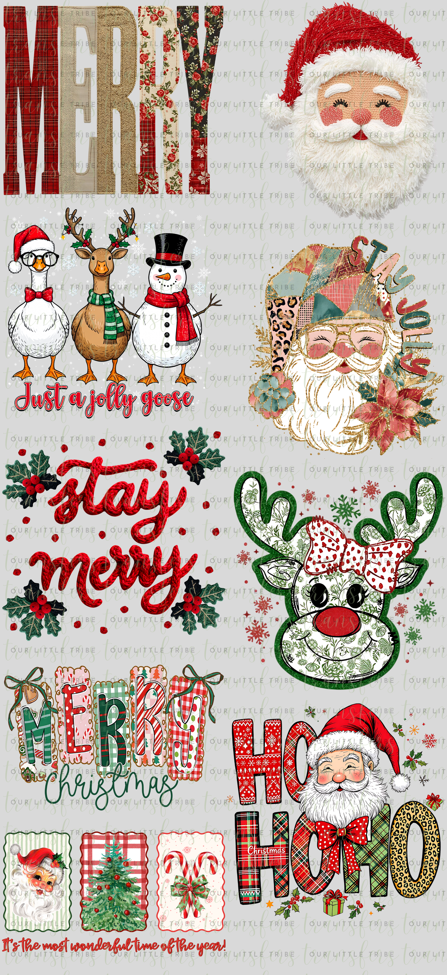 CHRISTMAS 2025/2 PREMADE - GANG SHEET 22x48