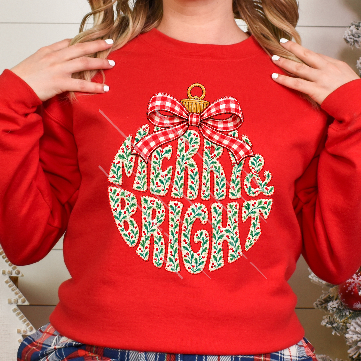MERRY & BRIGHT - DTF TRANSFER