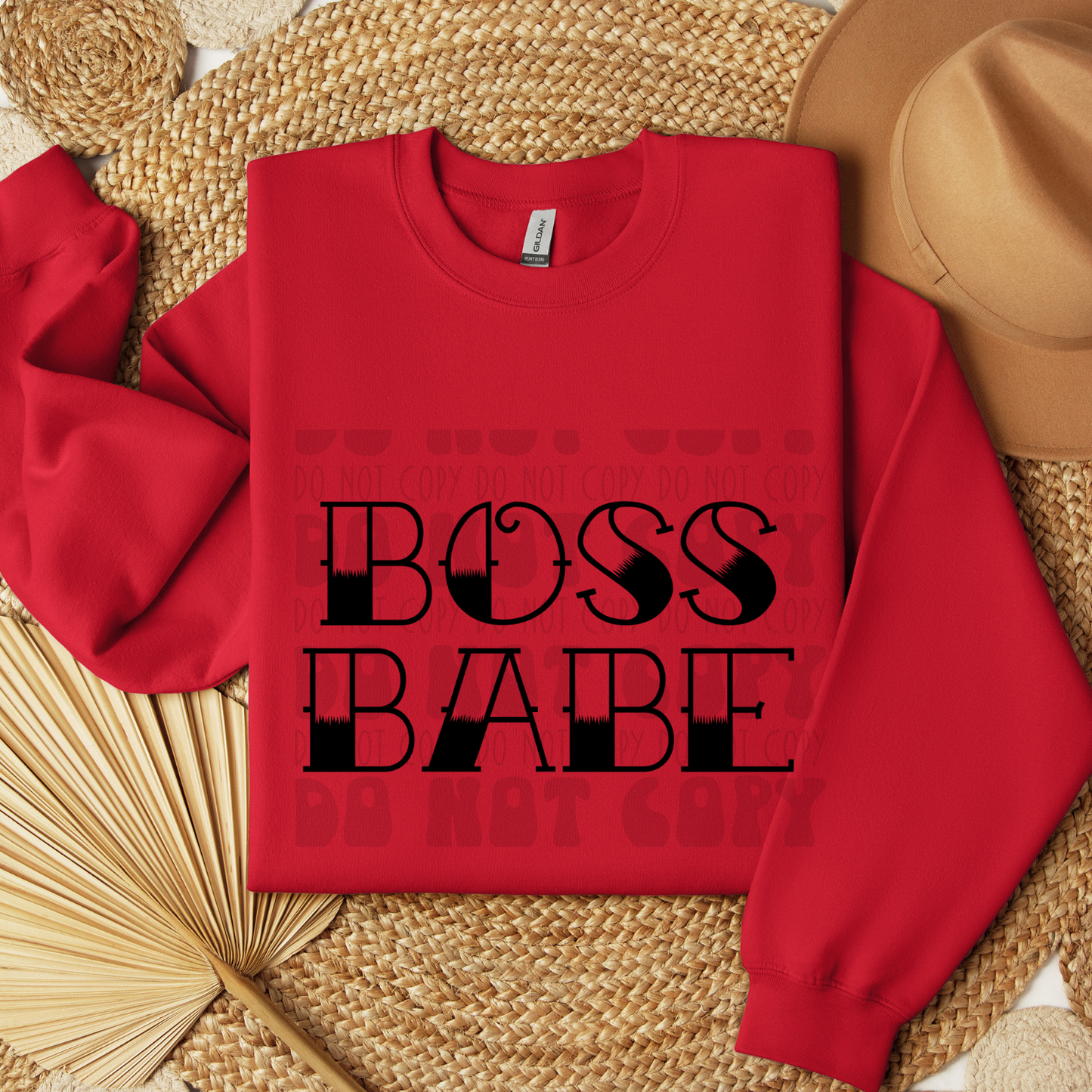 BOSS BABE BLK - DTF TRANSFER