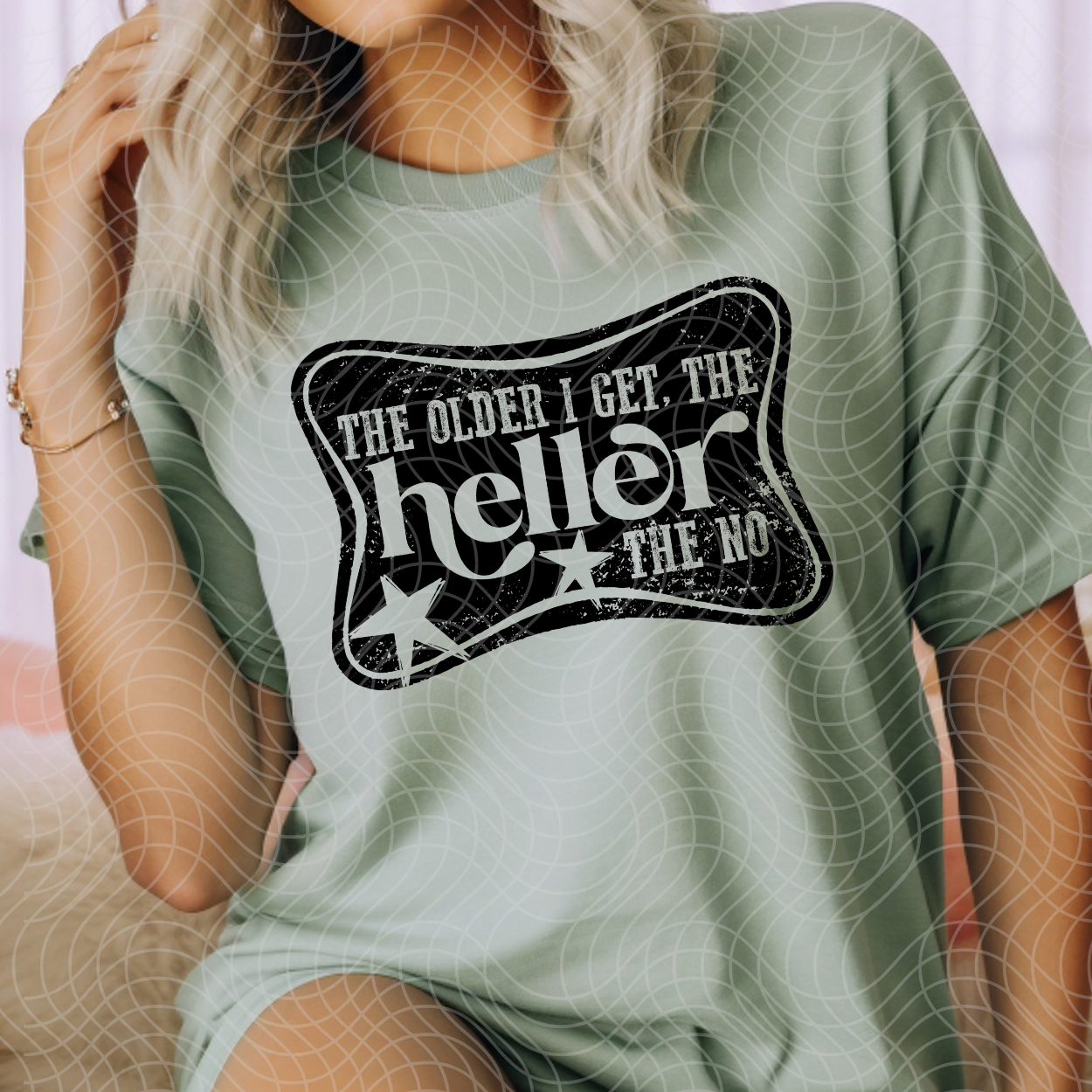THE HELLER THE NO BLACK - DTF TRANSFER