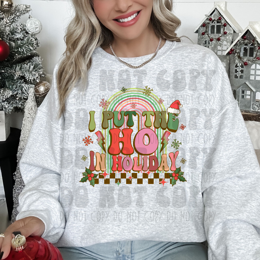 HO IN HOLIDAY - DTF TRANSFER