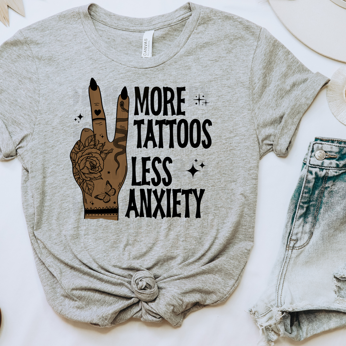 MORE TATTOOS LESS ANXIETY SKIN 4 - DTF TRANSFER