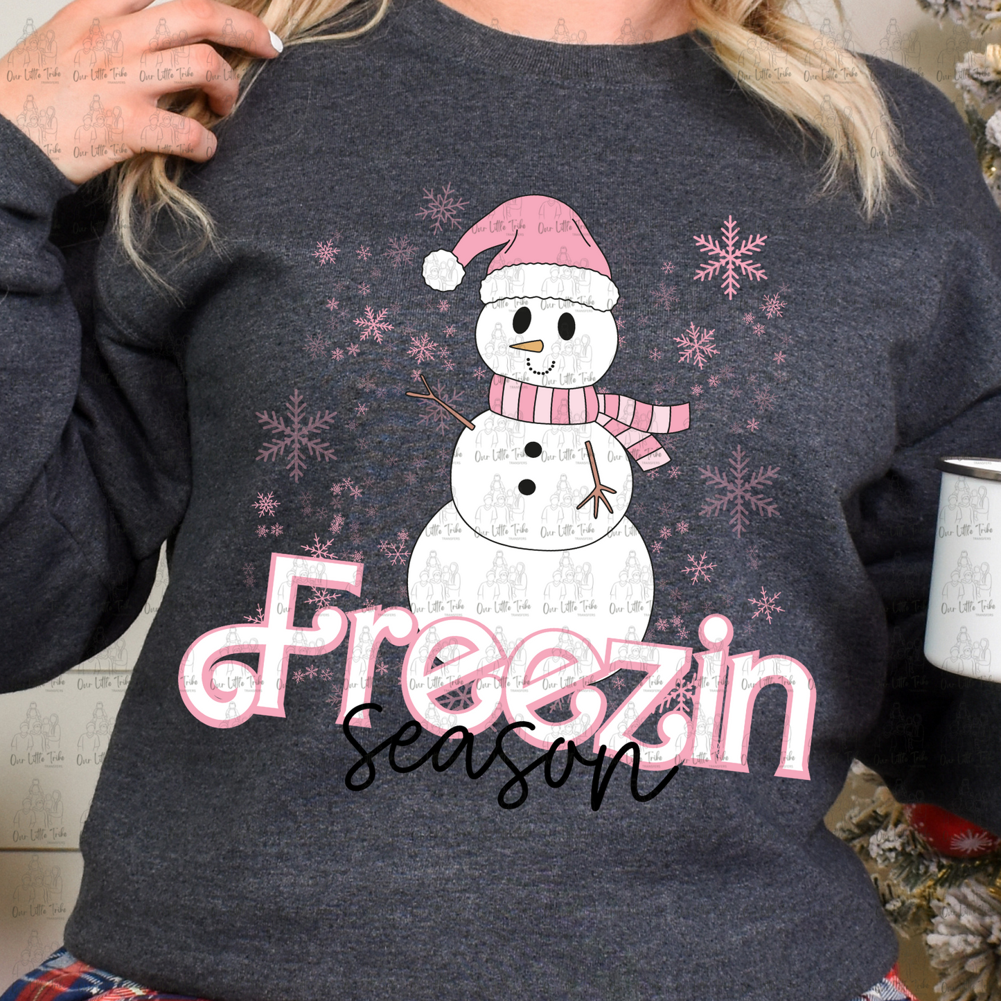 FREEZIN SEASON PINK - DTF TRANSFER