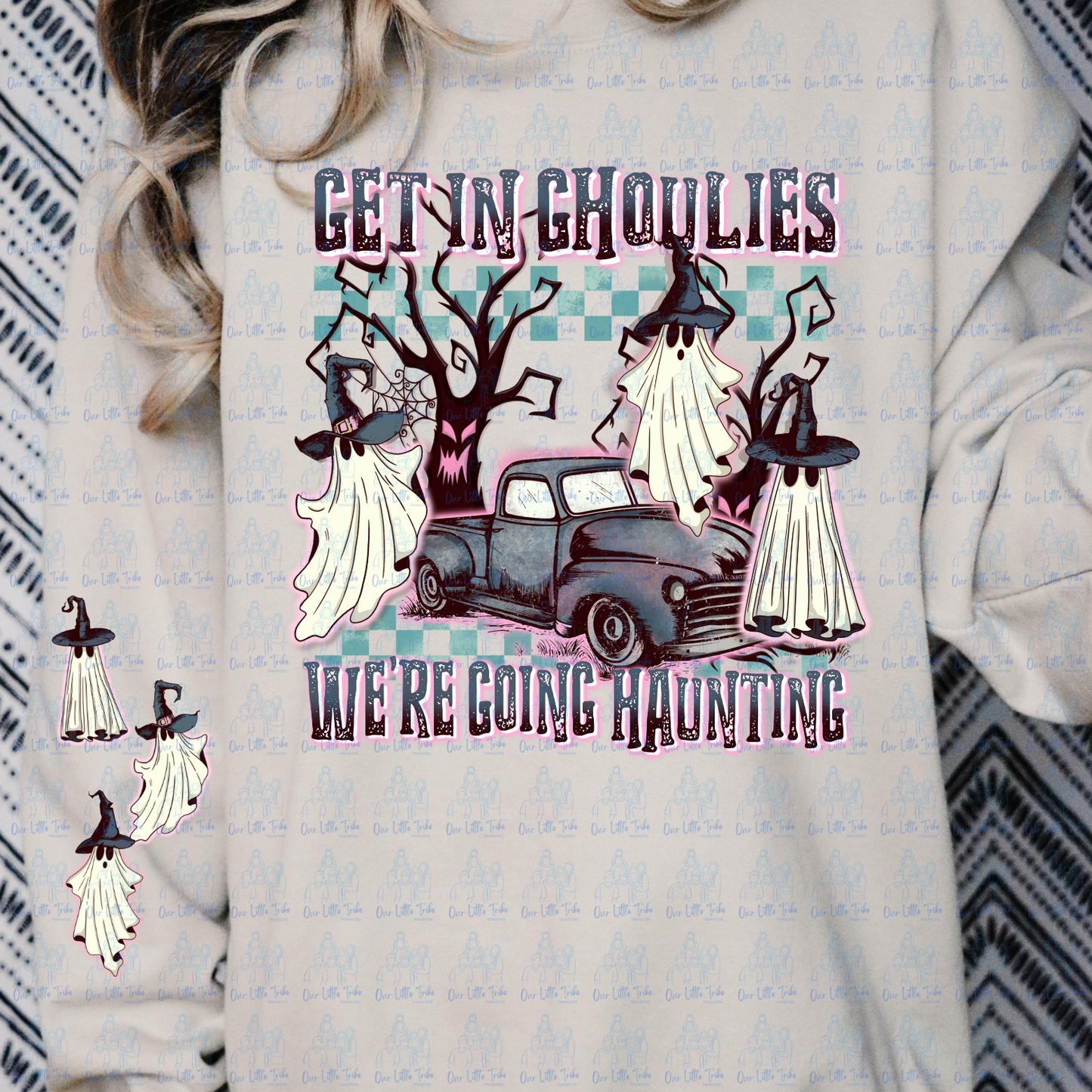 GET IN GHOULIES GHOSTIES W/SLEEVE - DTF TRANSFER