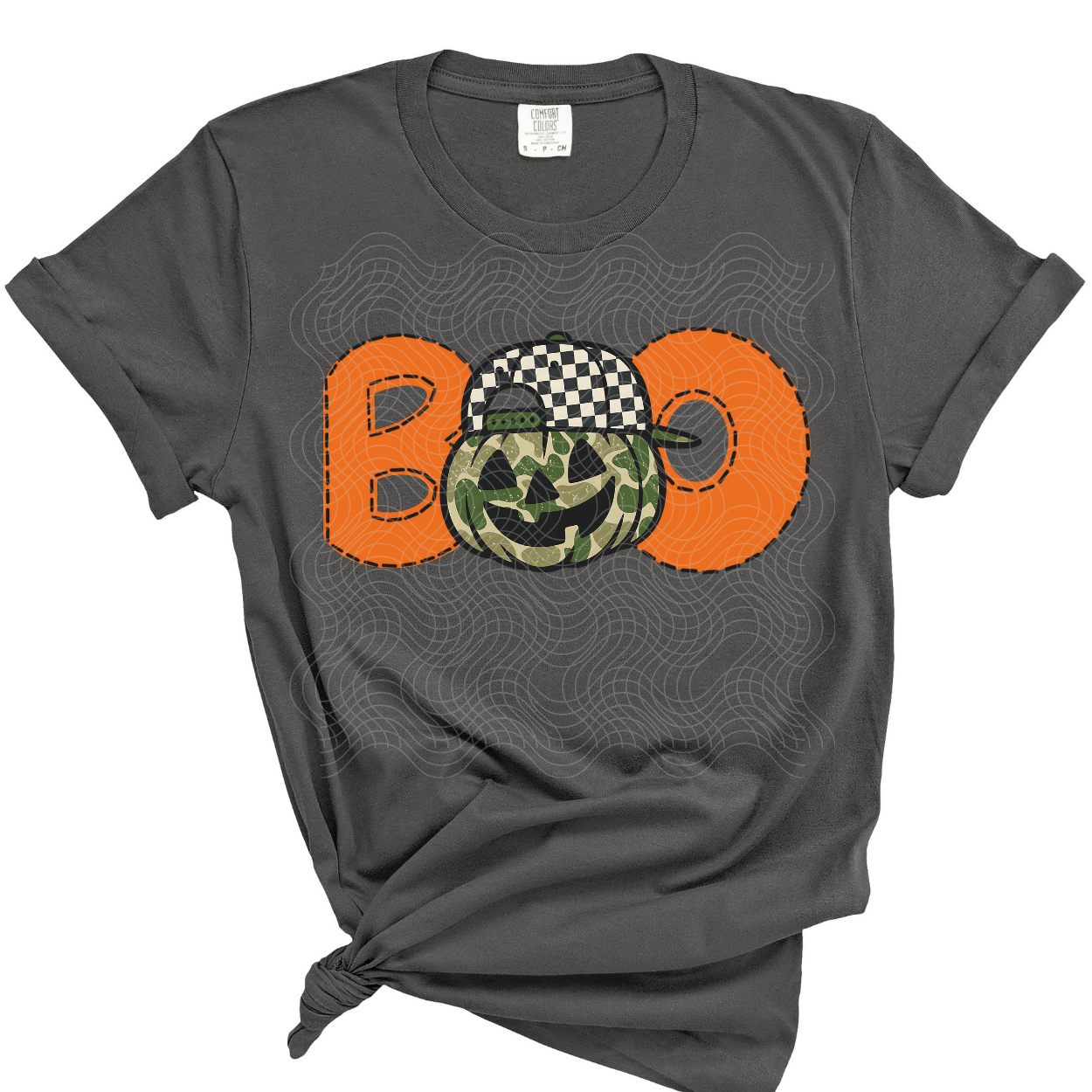 BOO CAMO PUMPKIN - DTF TRANSFER