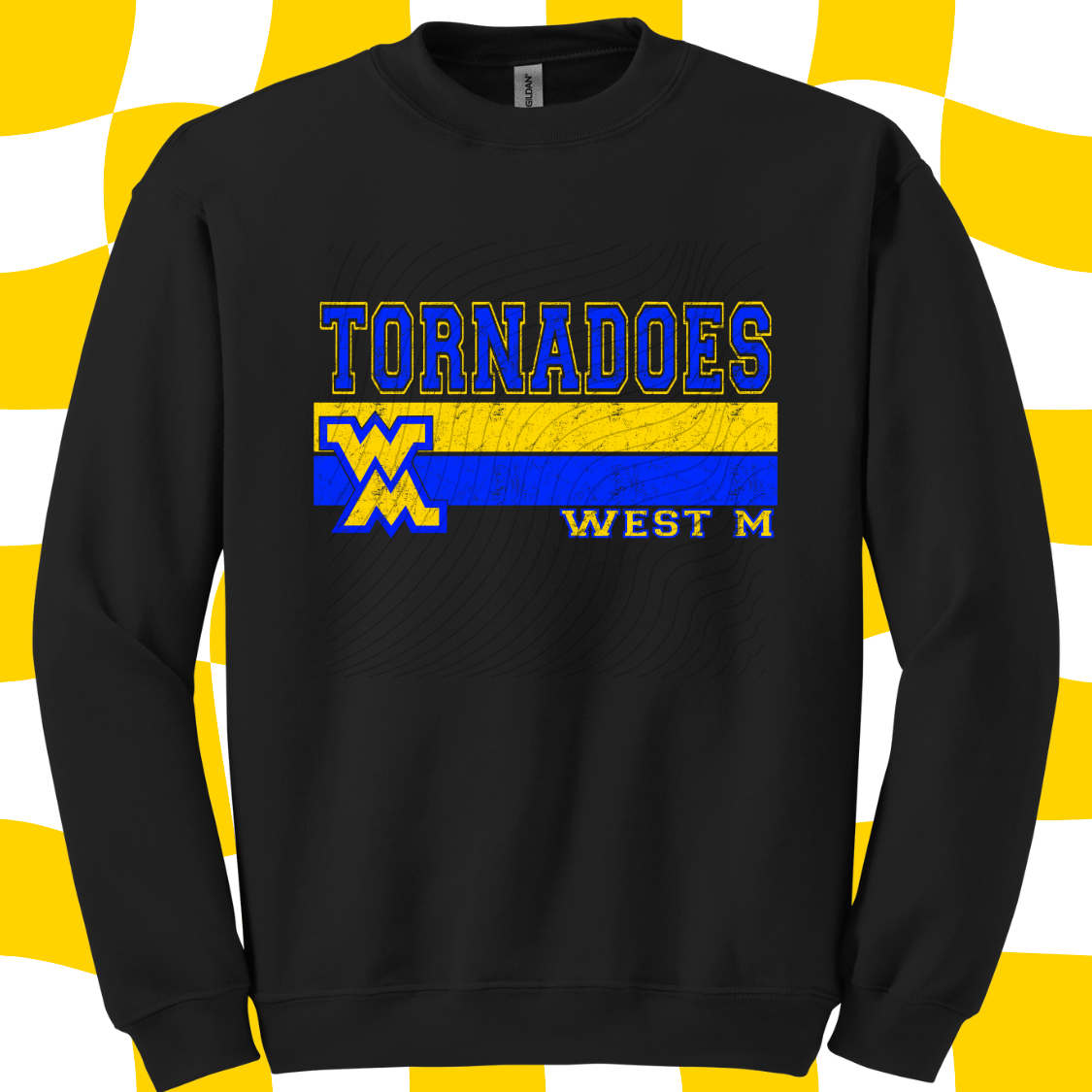 WM TORNADOES DISTRESS STRIPE - DTF TRANSFER
