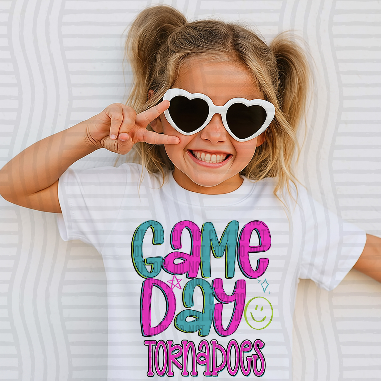 GAME DAY PINK- TORNADOES- DTF TRANSFER