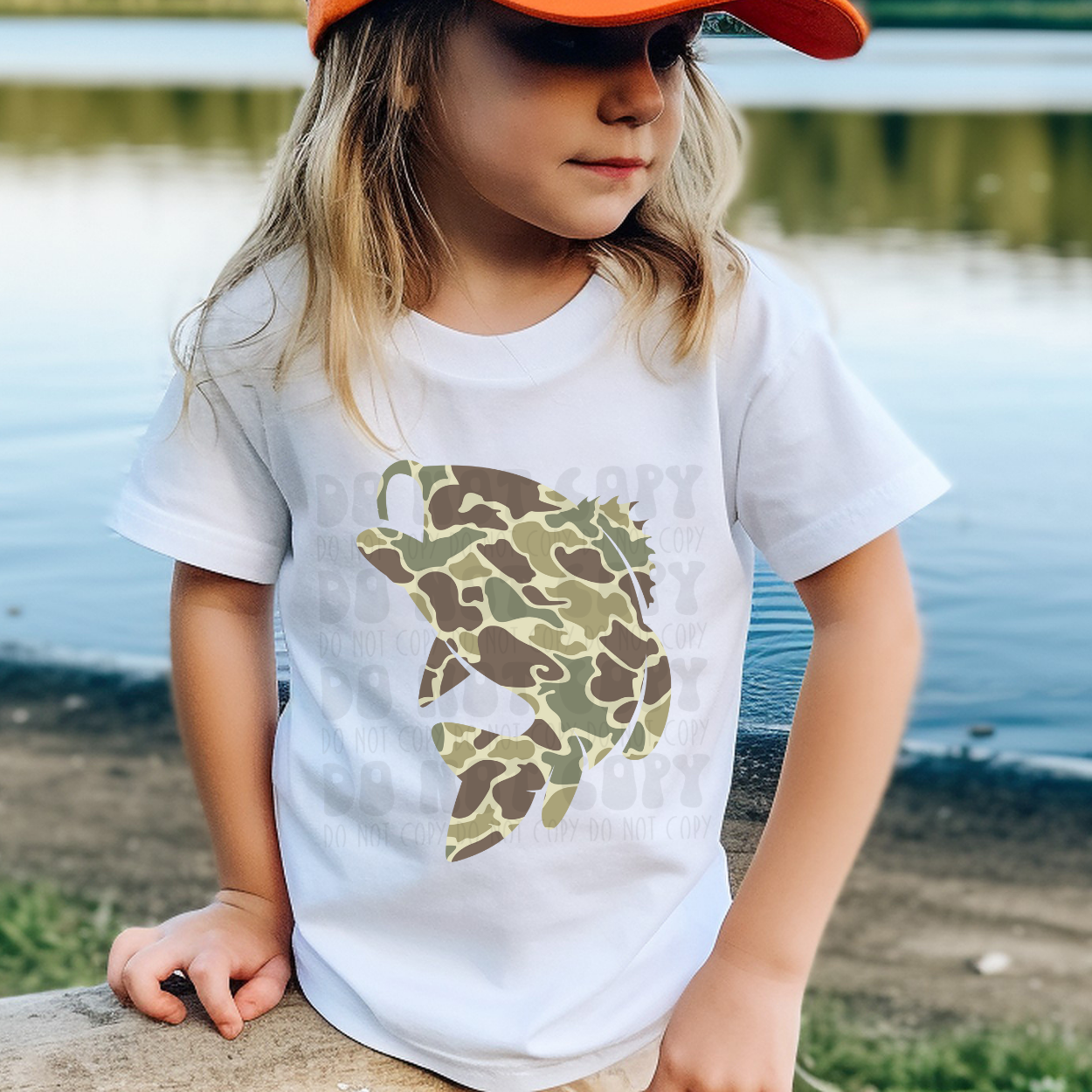 CAMO FISH - DTF TRANSFER