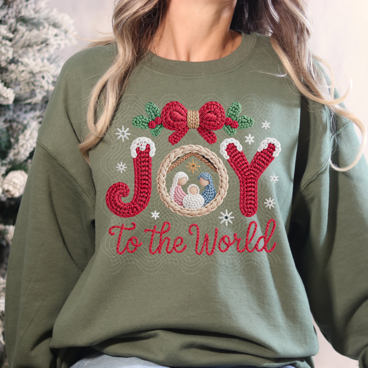 JOY TO THE WORLD - DTF TRANSFER