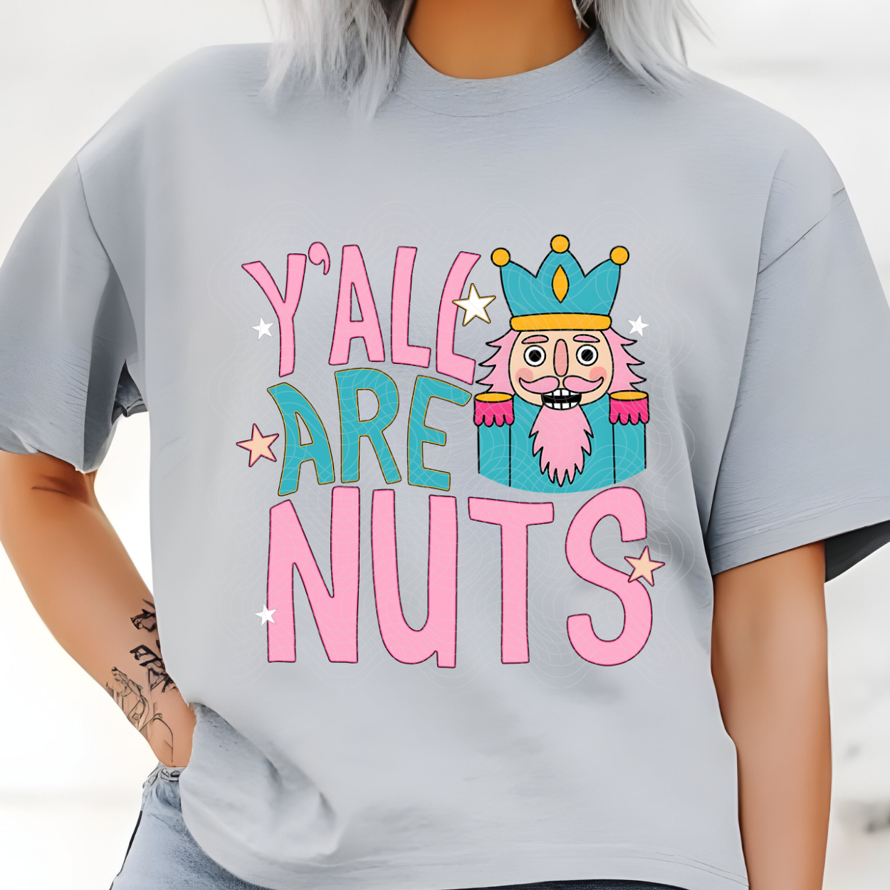 Y'ALL ARE NUTS - DTF TRANSFER