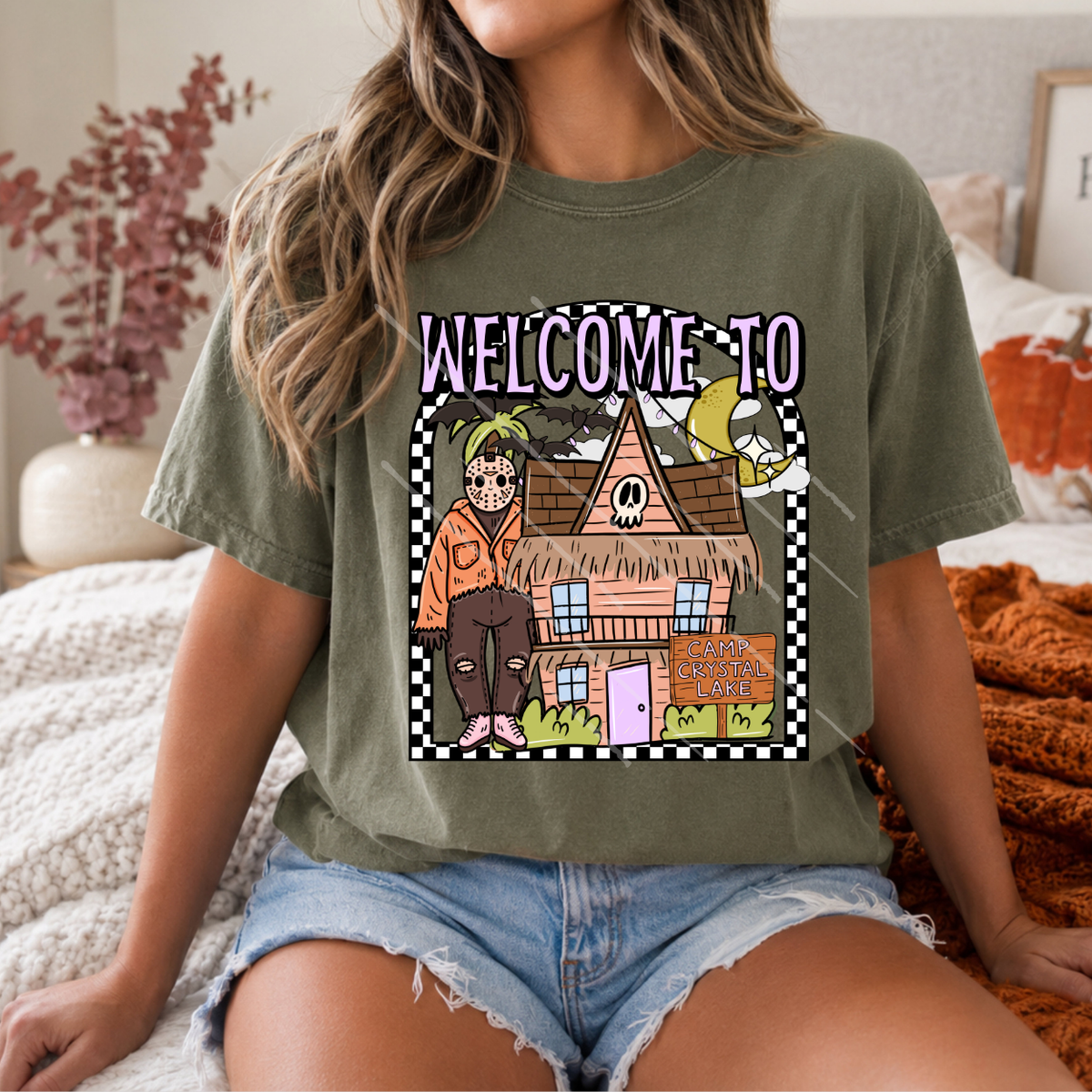 WELCOME TO CAMP CRYSTAL LAKE - DTF TRANSFER