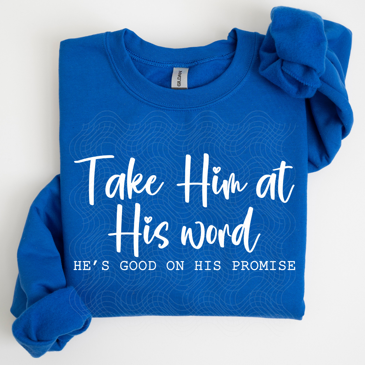HIS WORD WHT - DTF TRANSFER