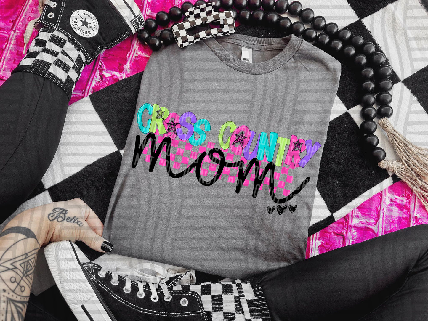 CROSS COUNTRY MOM - DTF TRANSFER
