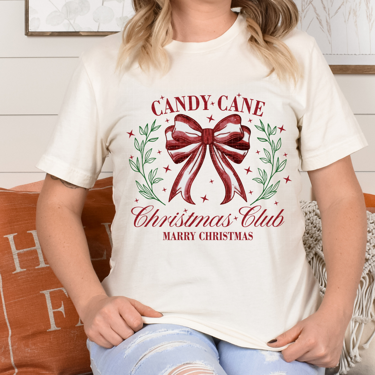 CANDY CANE CHRISTMAS CLUB - DTF TRANSFER