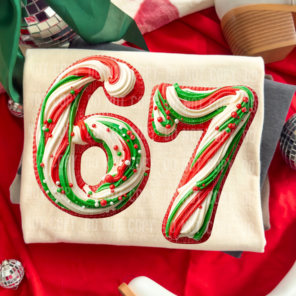 CHRISTMAS COOKIE 67 - DTF TRANSFER