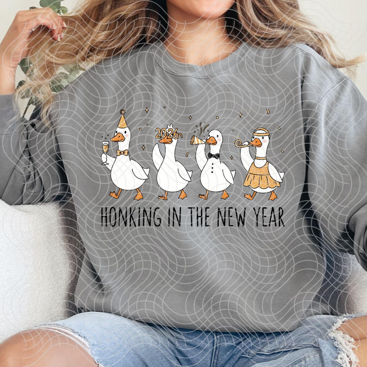 HONKING IN THE NEW YEAR - DTF TRANSFER