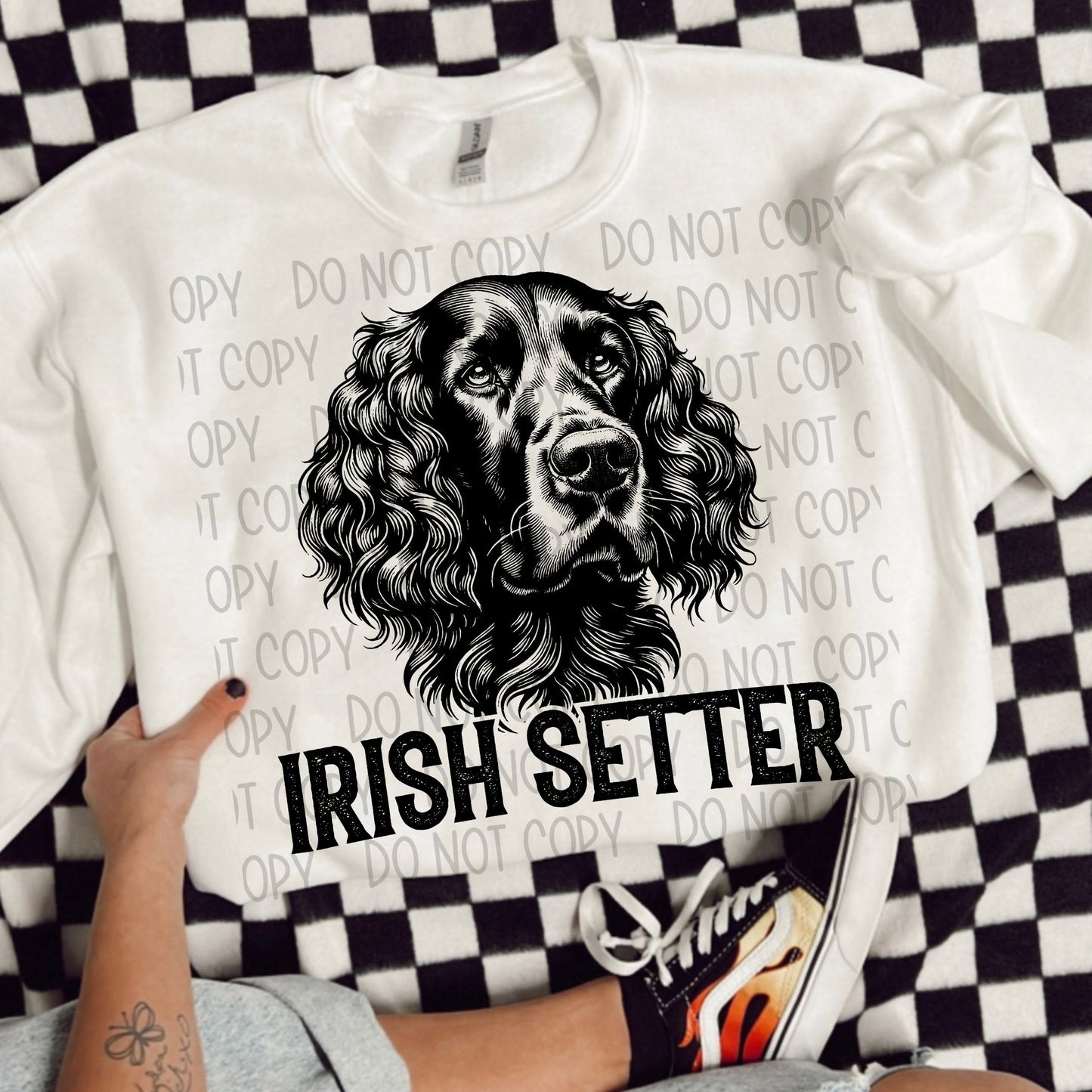 IRISH SETTER DOG - DTF TRANSFER