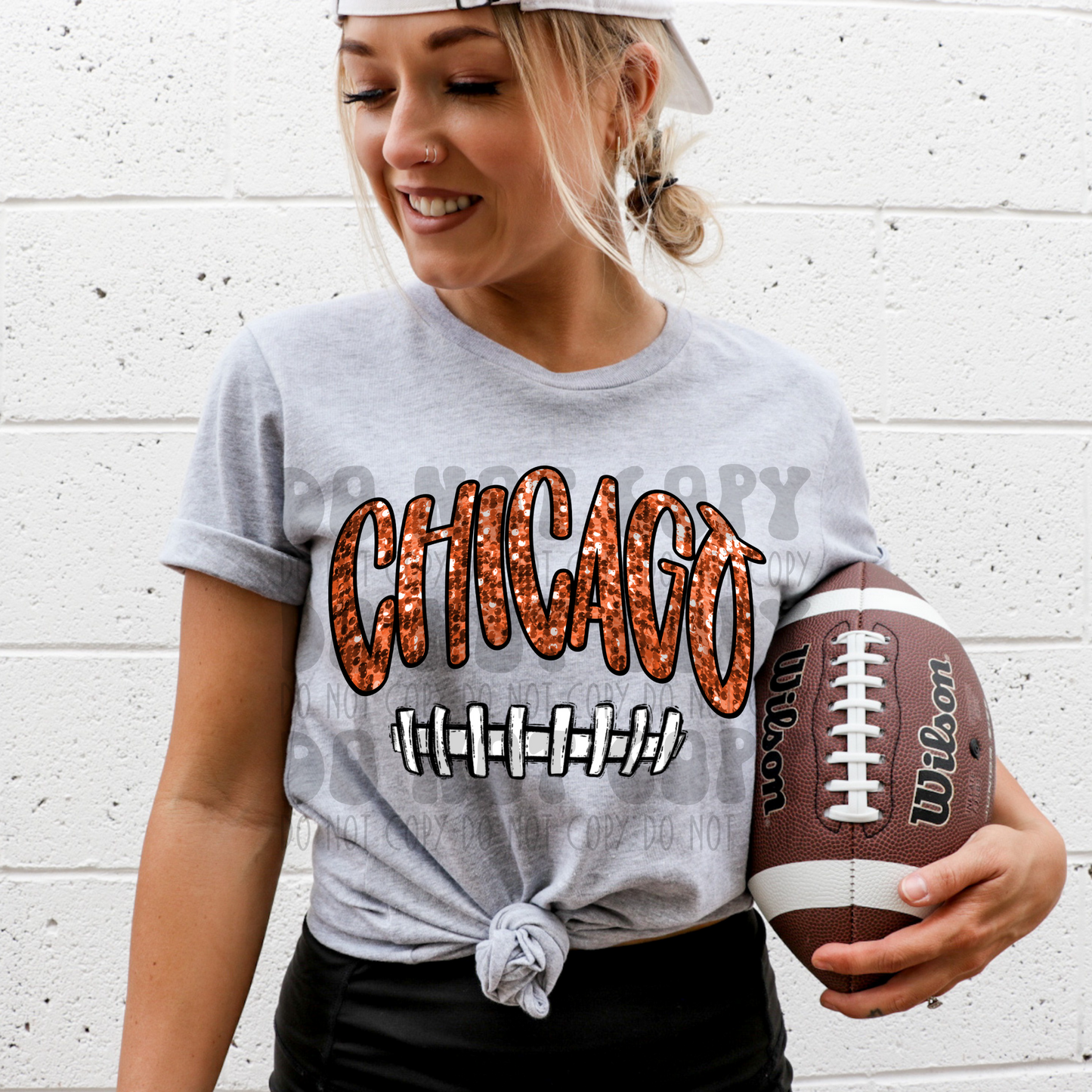 CHICAGO - FAUX SEQUIN - DTF TRANSFER