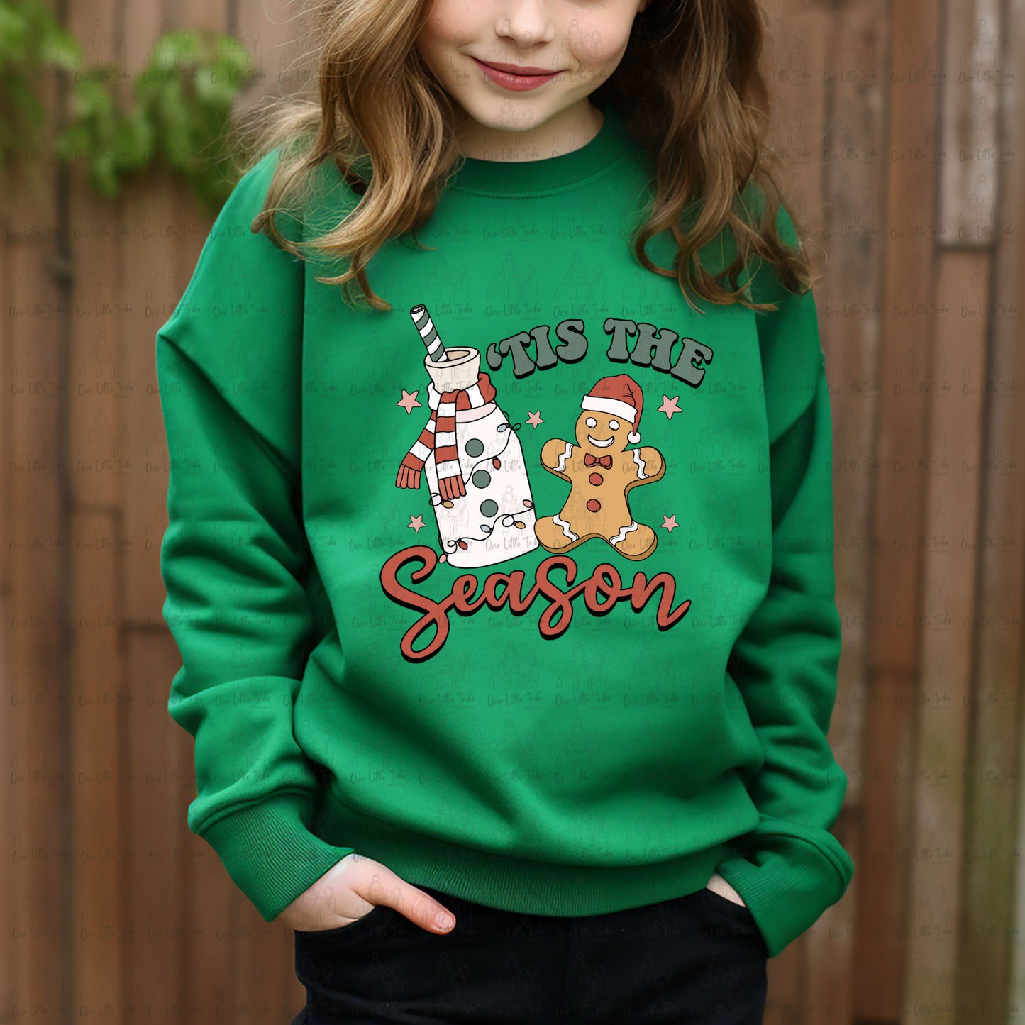 TIS' THE SEASON GINGERBREAD - DTF TRANSFER