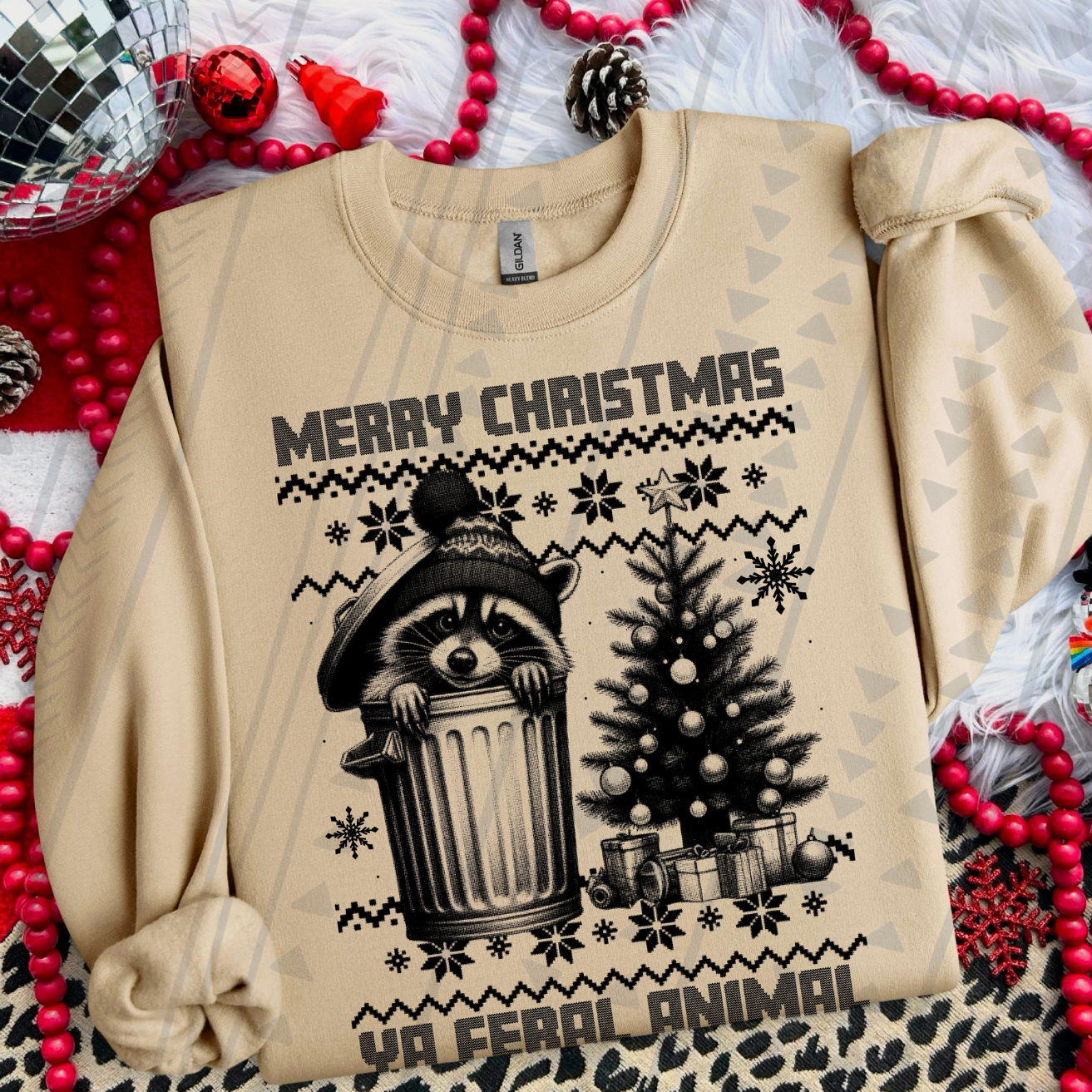 CHRISTMAS YA FERAL ANIMAL - DTF TRANSFER