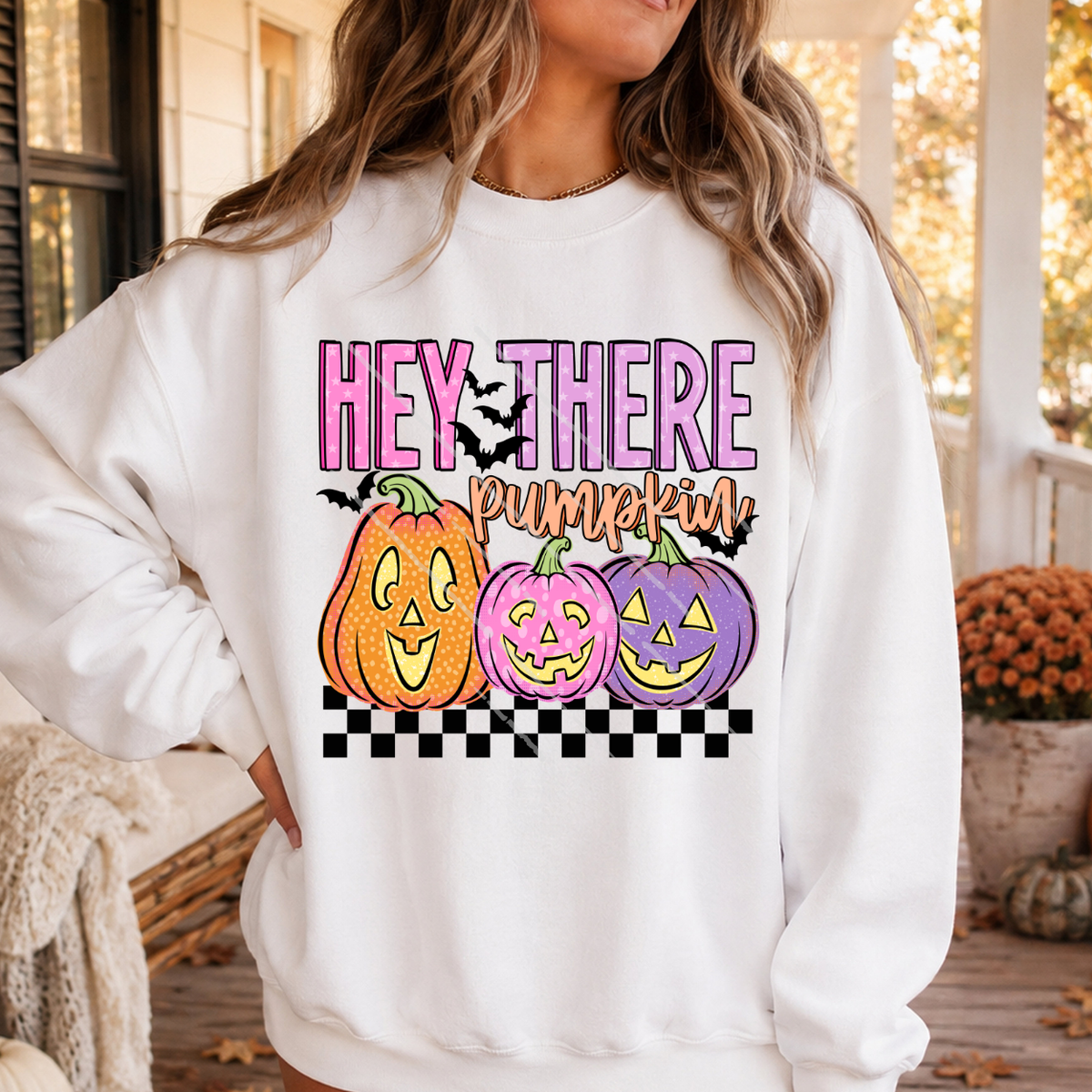 HEY THERE PUMPKIN - DTF TRANSFER
