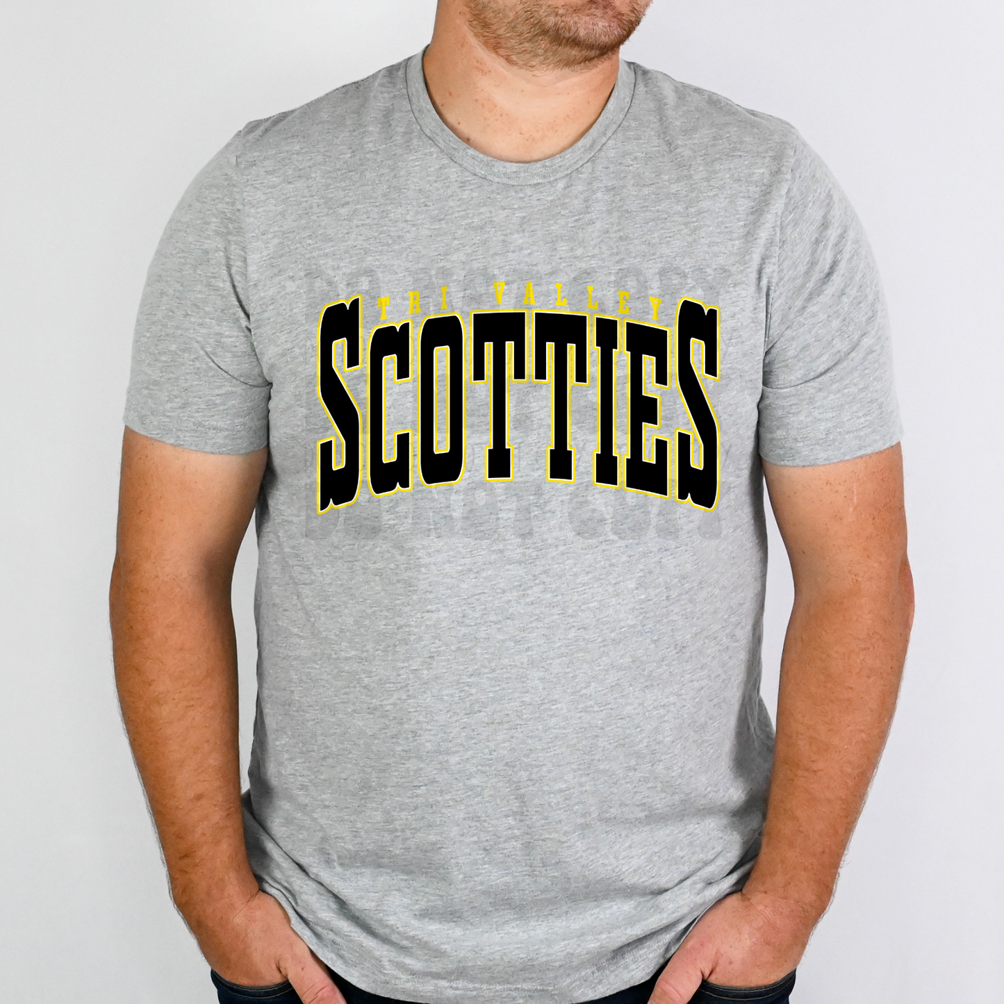 SCOTTIES VARSITY ARCHED NO DISTRESS - DTF TRANSFER