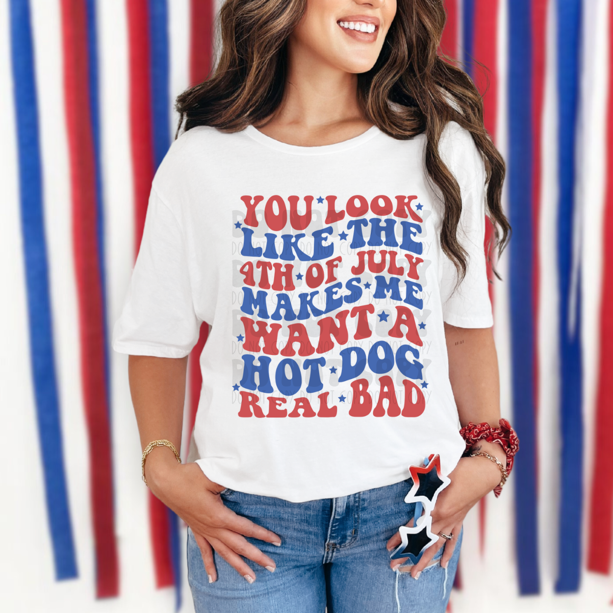 WANT A HOT DOG REAL BAD - DTF TRANSFER