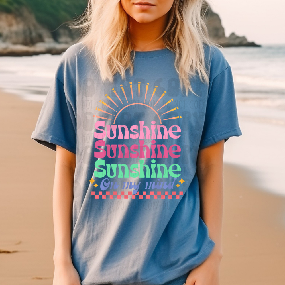SUNSHINE STACKED COLORS - DTF TRANSFER