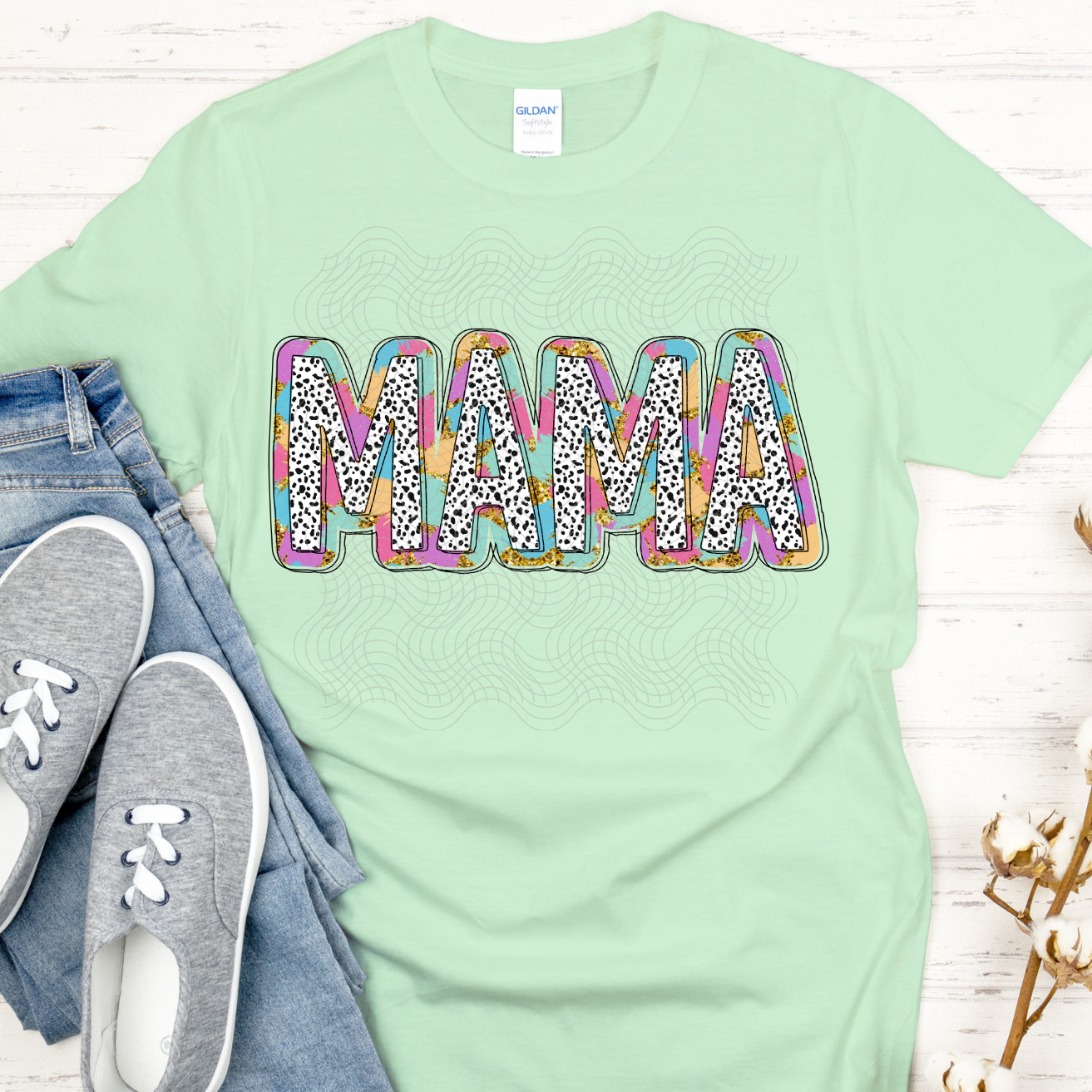MAMA POLKA DOT - DTF TRANSFER