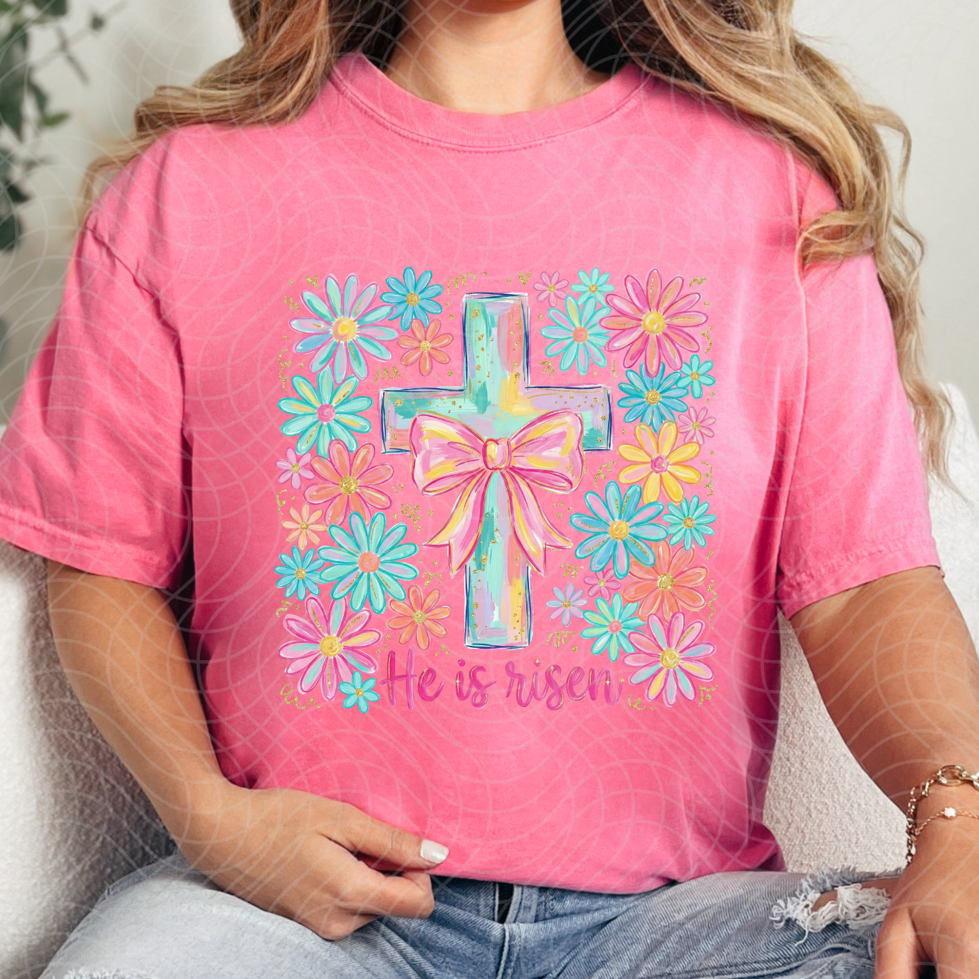 HE IS RISEN - DTF TRANSFER