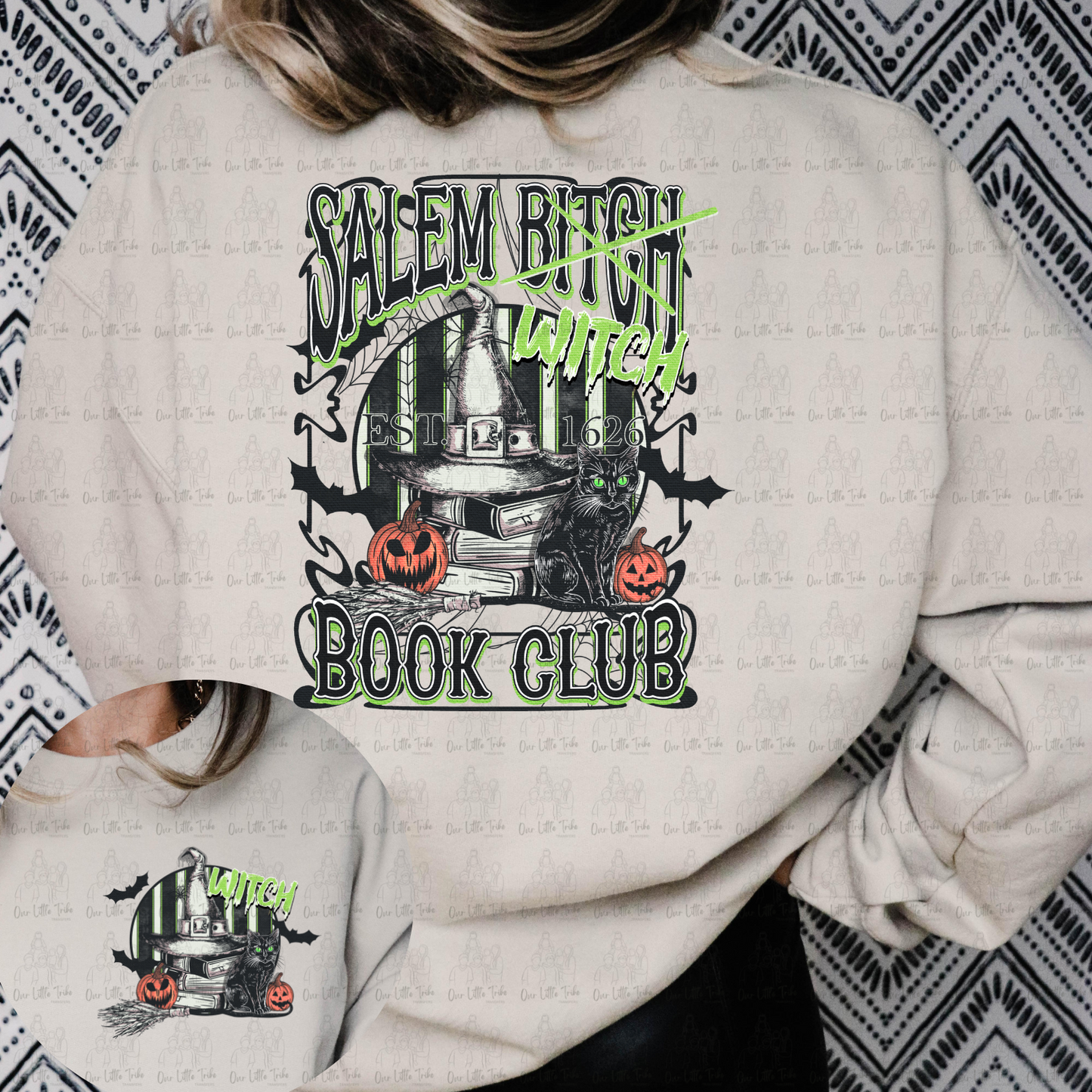SALEM WITCH W/ POCKET - DTF TRANSFER