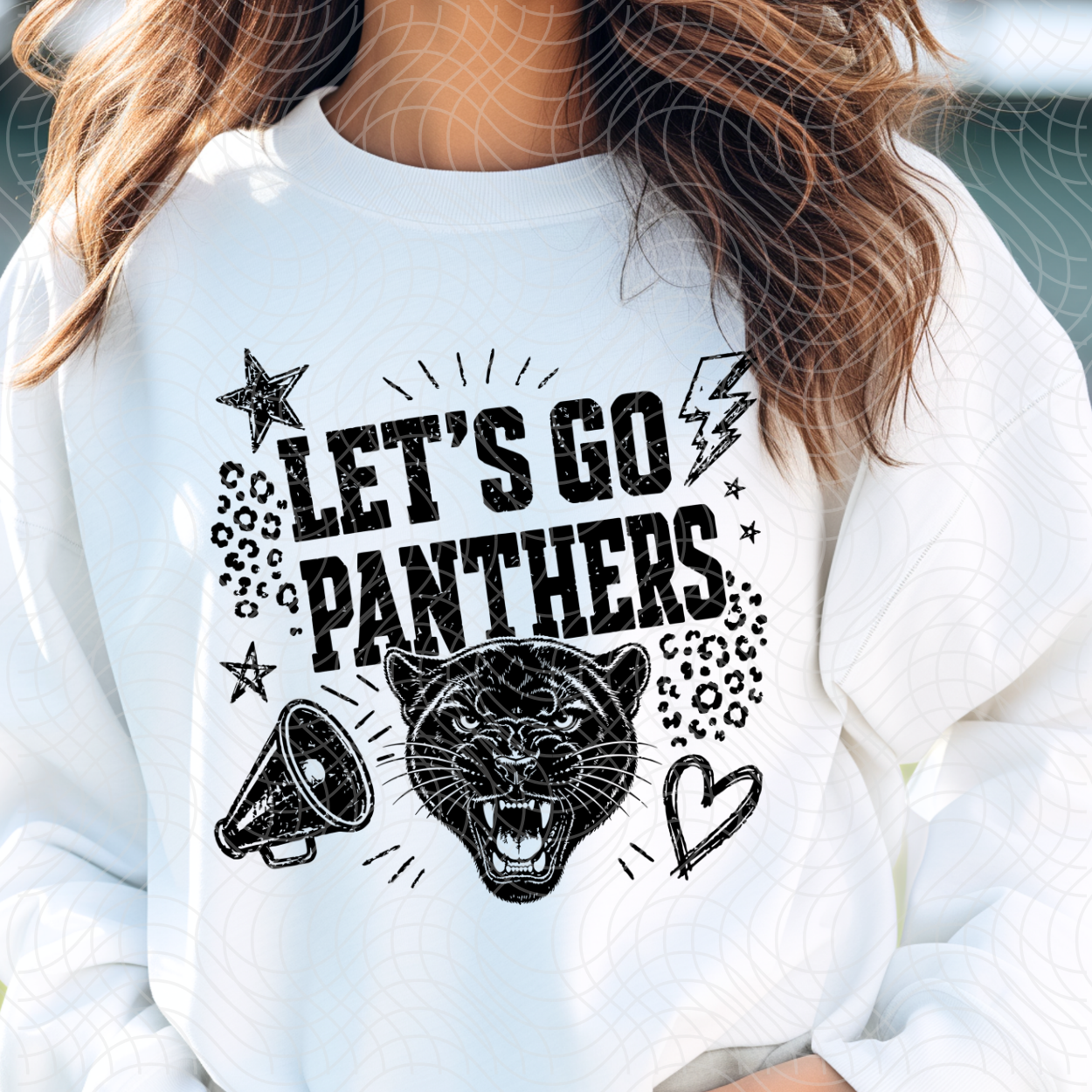 LET'S GO PANTHERS- DTF TRANSFER