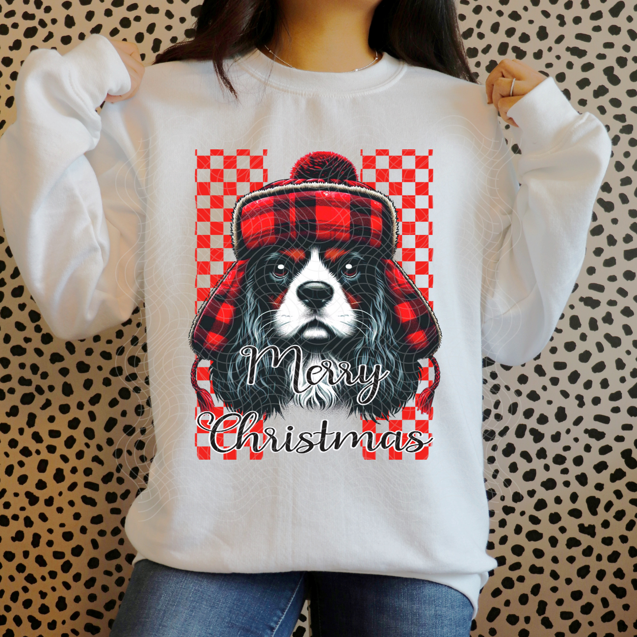 MERRY CHRISTMAS DOG - DTF TRANSFER