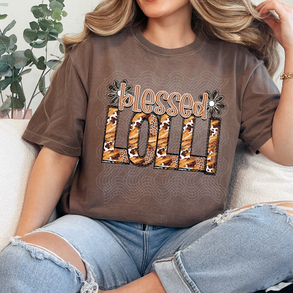 BLESSED LOLLI - DTF TRANSFER