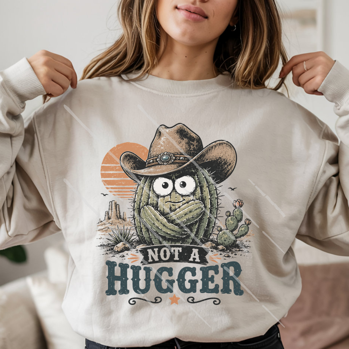 NOT A HUGGER - DTF TRANSFER