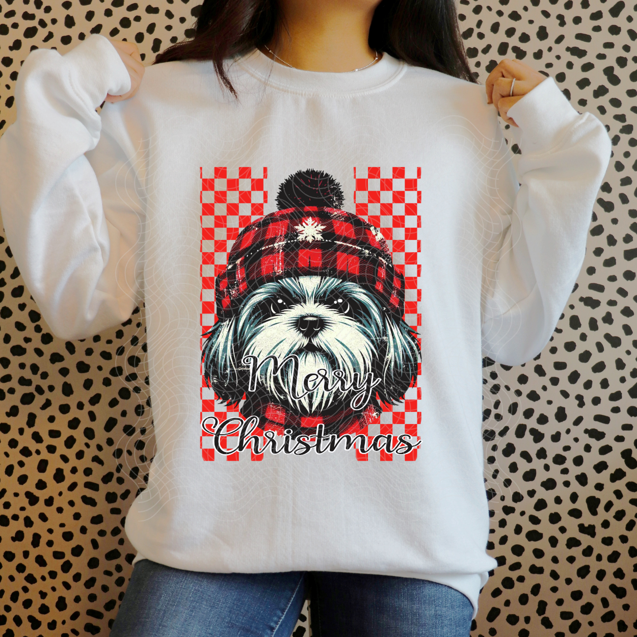 MERRY CHRISTMAS DOG - DTF TRANSFER