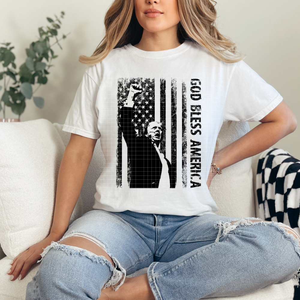 BLESS AMERICA - DTF TRANSFER