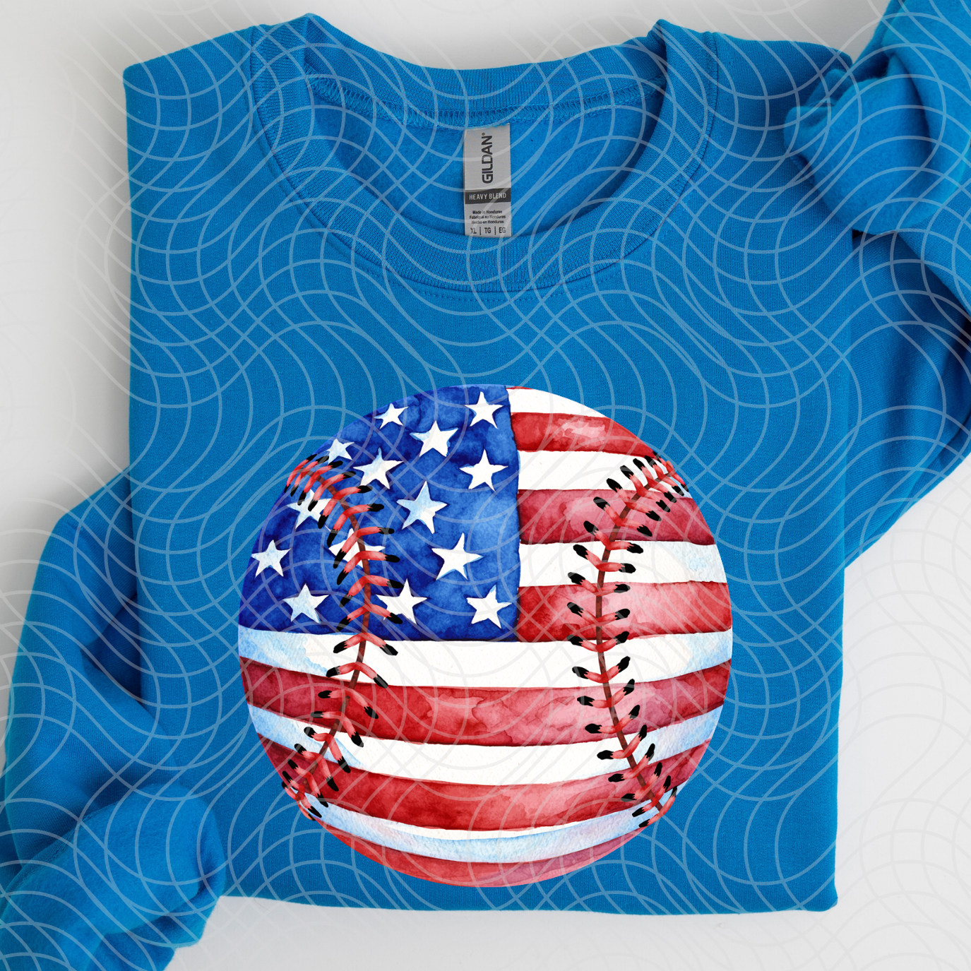FLAG BASEBALL - DTF TRANSFER