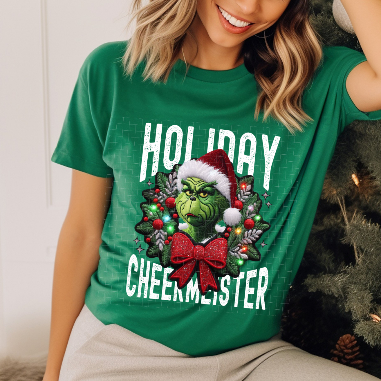 CHEERMEISTER WHT TXT - DTF TRANSFER