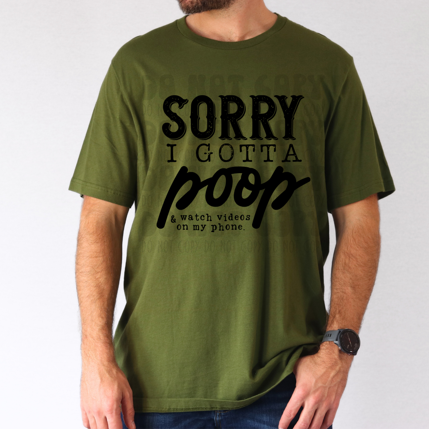 GOTTA POOP AND WATCH VIDEOS ON MY PHONE - DTF TRANSFER