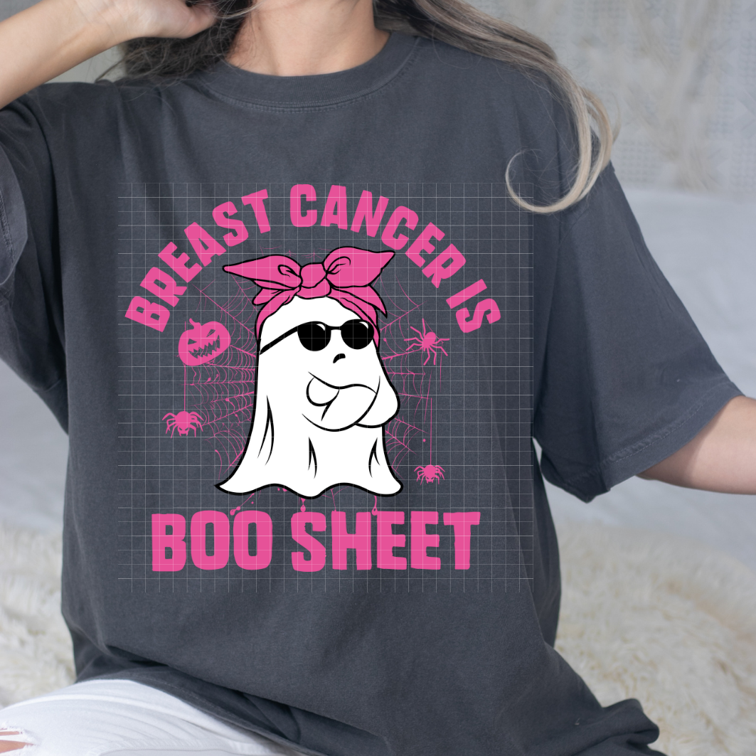 BREAST CA IS BOO SHEET - DTF TRANSFER