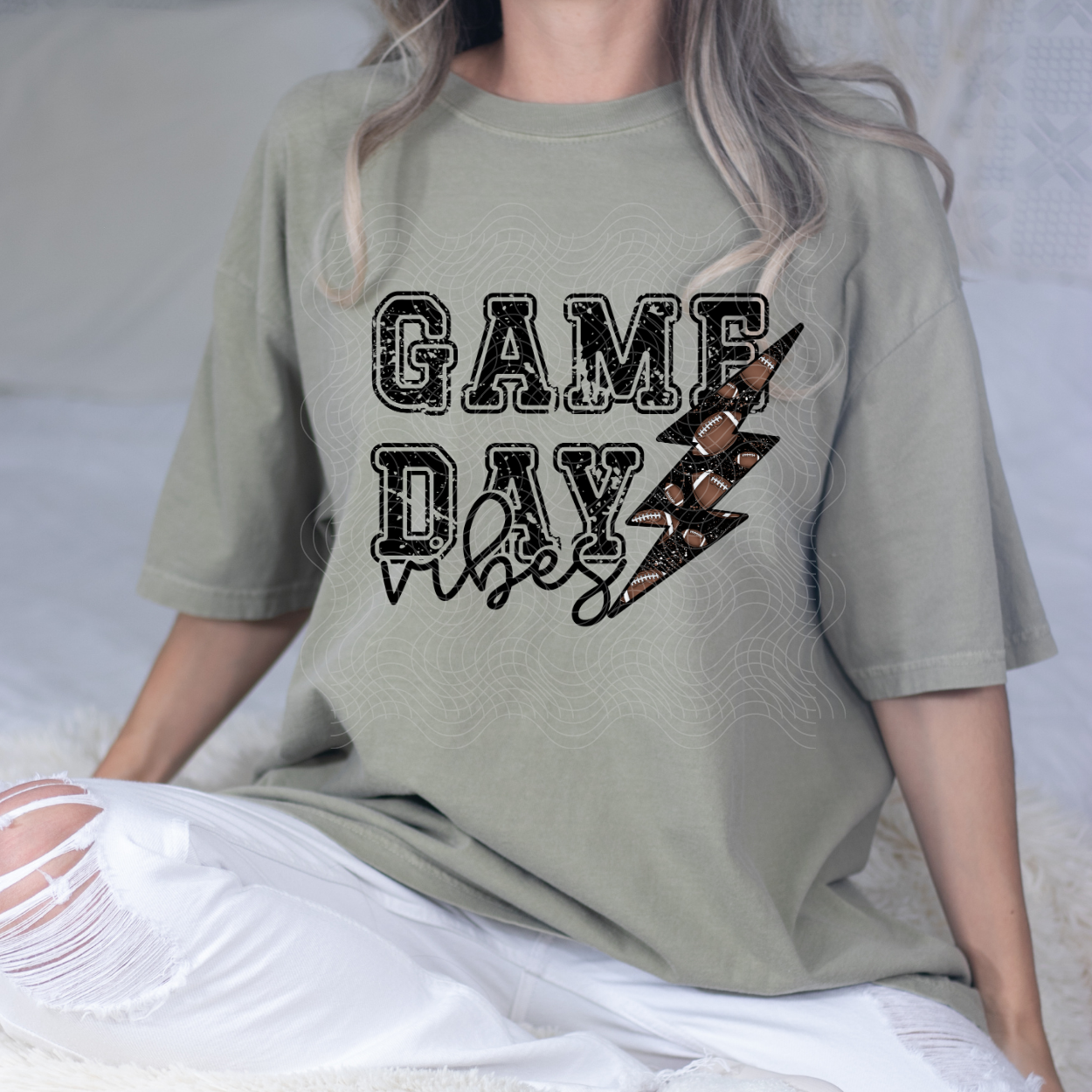 FOOTBALL GAME DAY VIBES - DTF TRANSFER