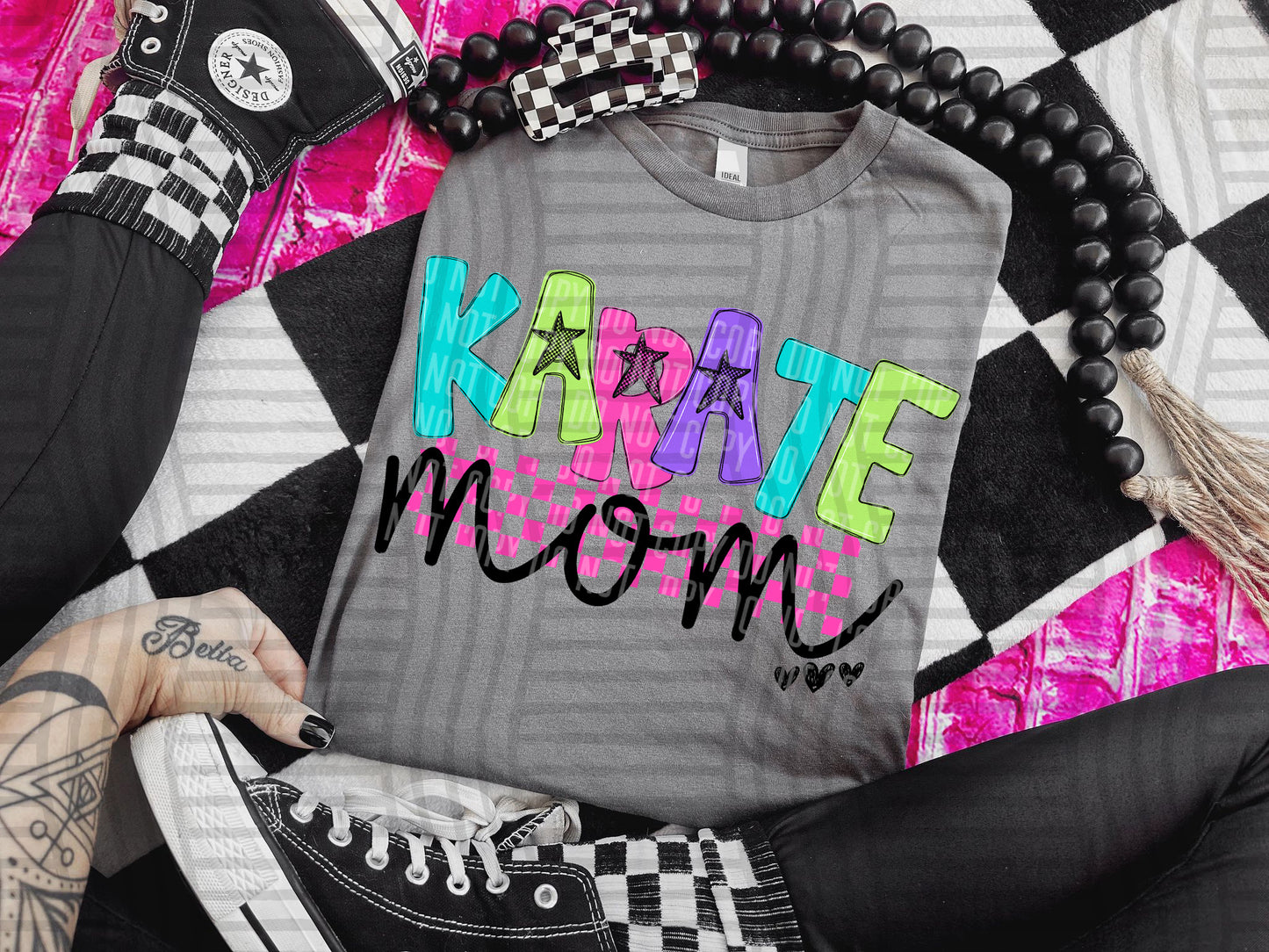 KARATE MOM - DTF TRANSFER