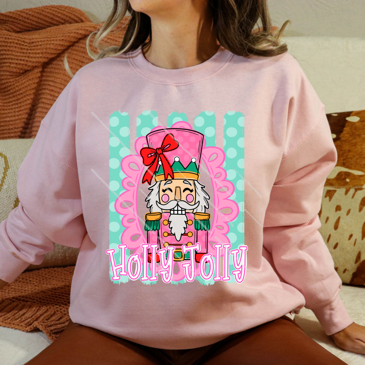 HOLLY JOLLY NUTCRACKER - DTF TRANSFER