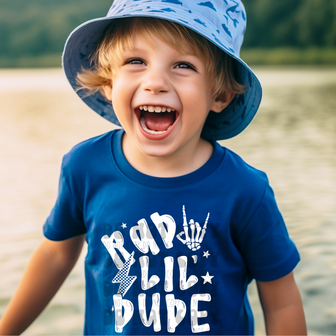 RAD LIL DUDE, WHT - DTF TRANSFER