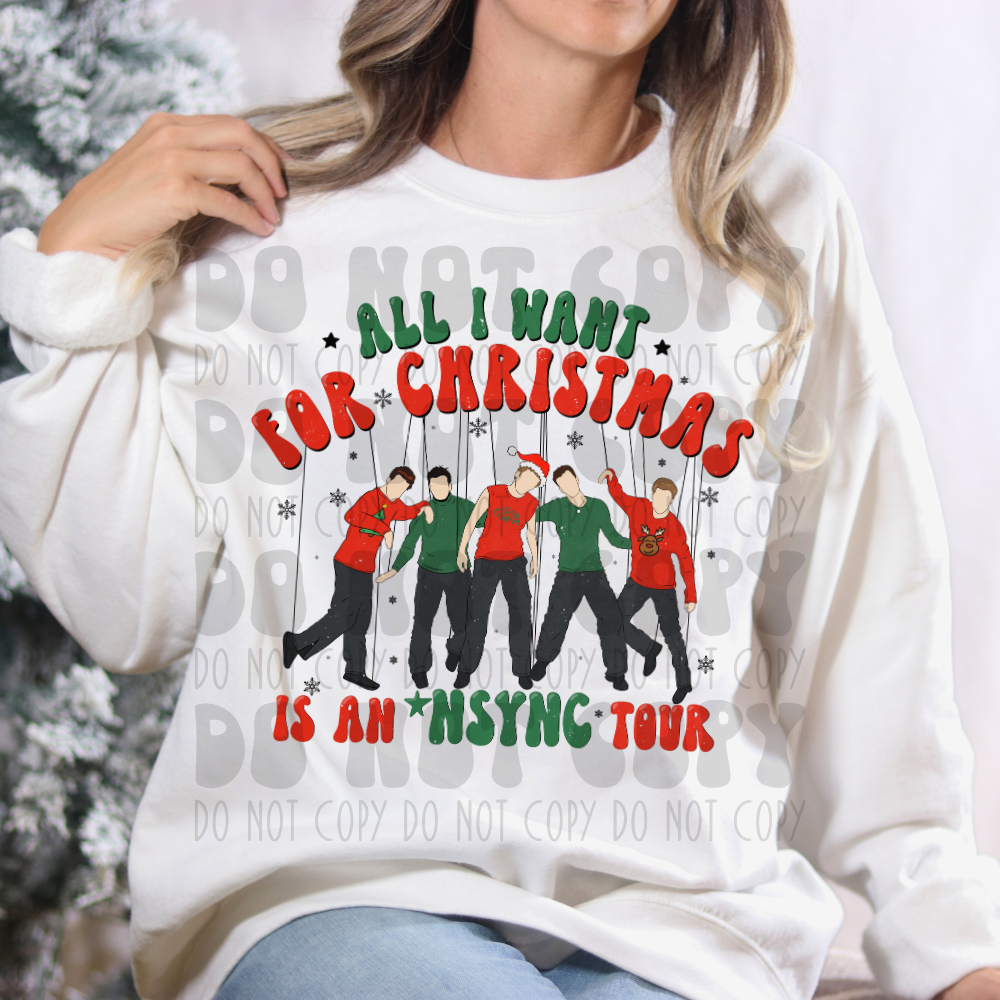 CHRISTMAS NSYNC TOUR - DTF TRANSFER