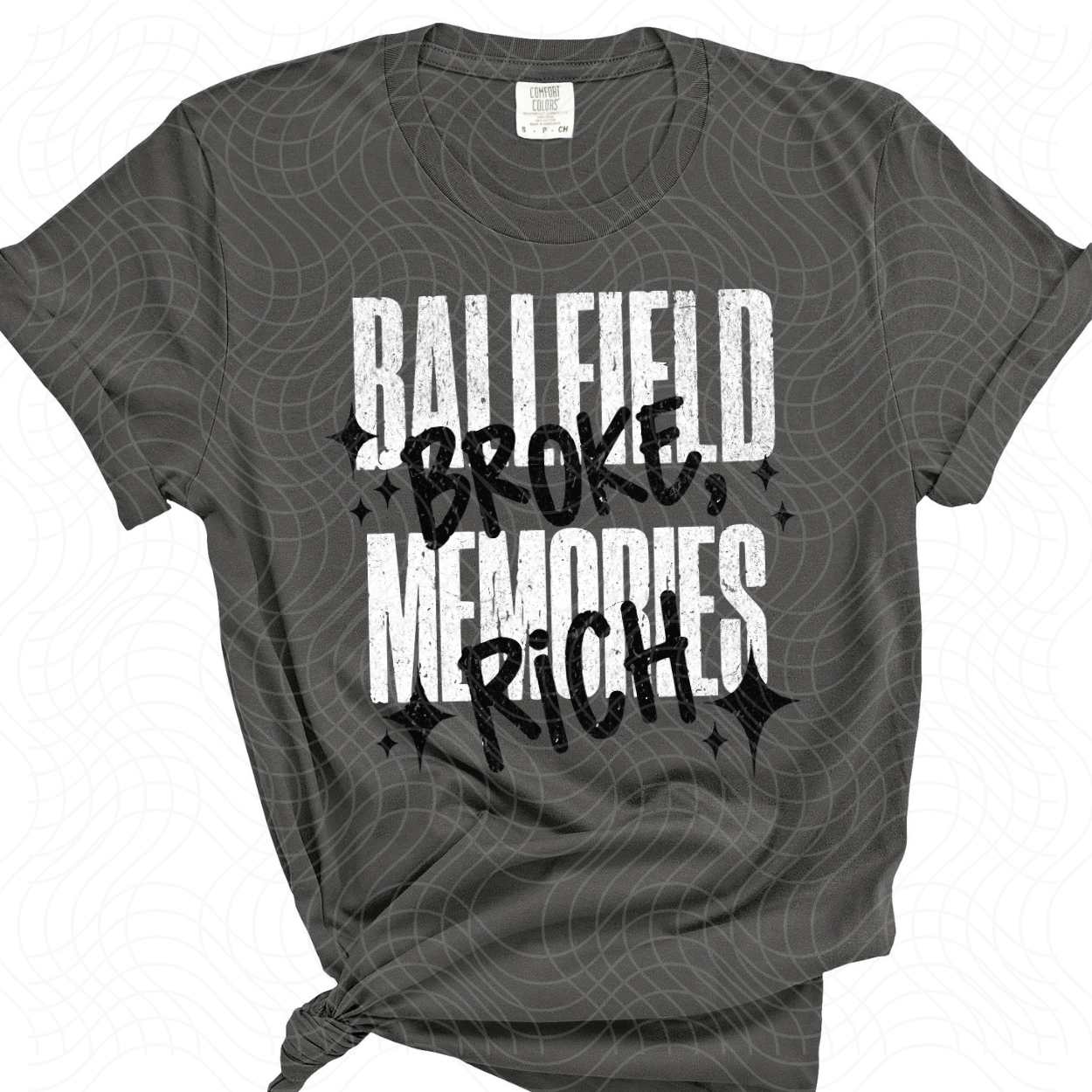 BALL FIELD BROKE, MEMORIES RICH - DTF TRANSFER