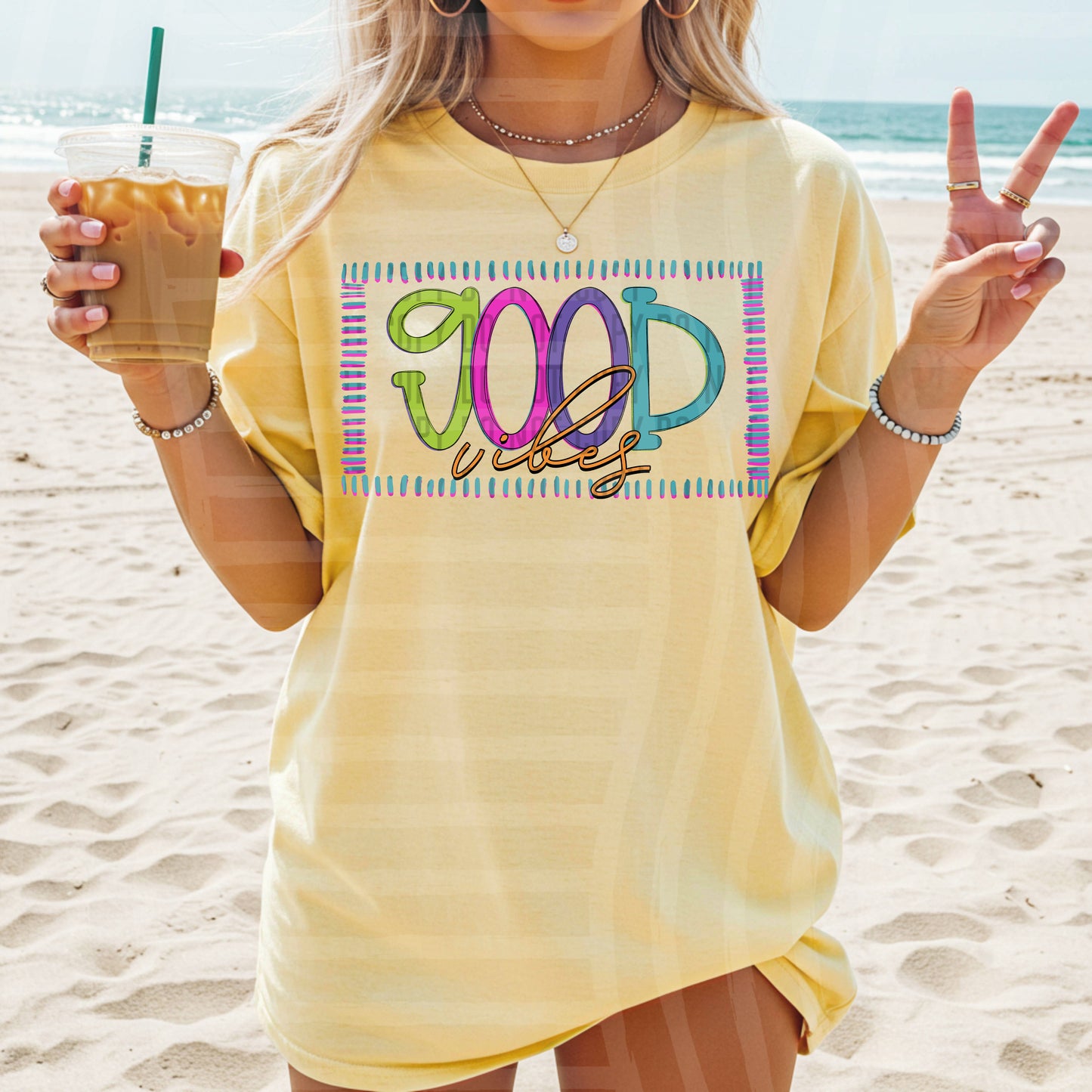 GOOD VIBES - DTF TRANSFER