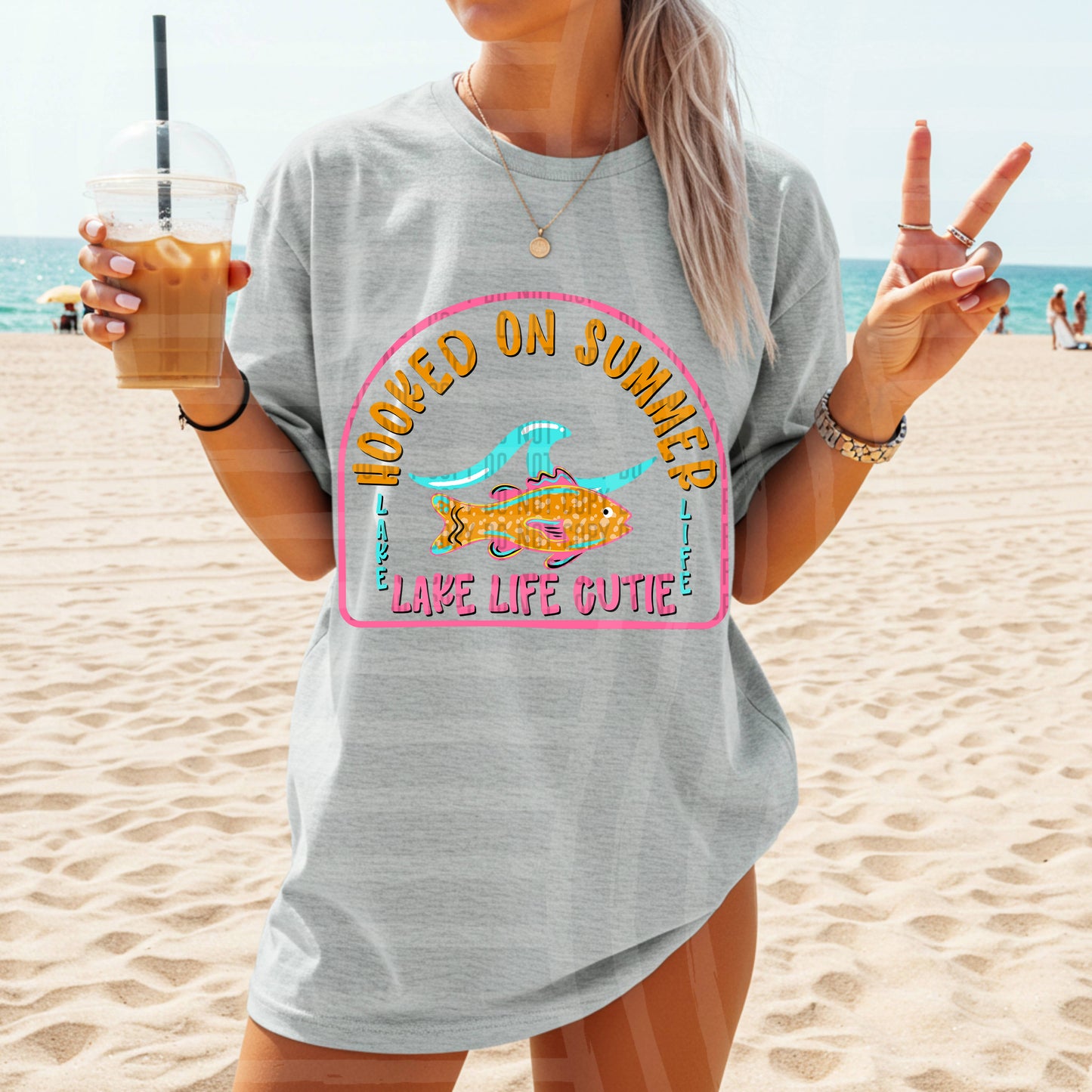 HOOKED ON SUMMER - DTF TRANSFER