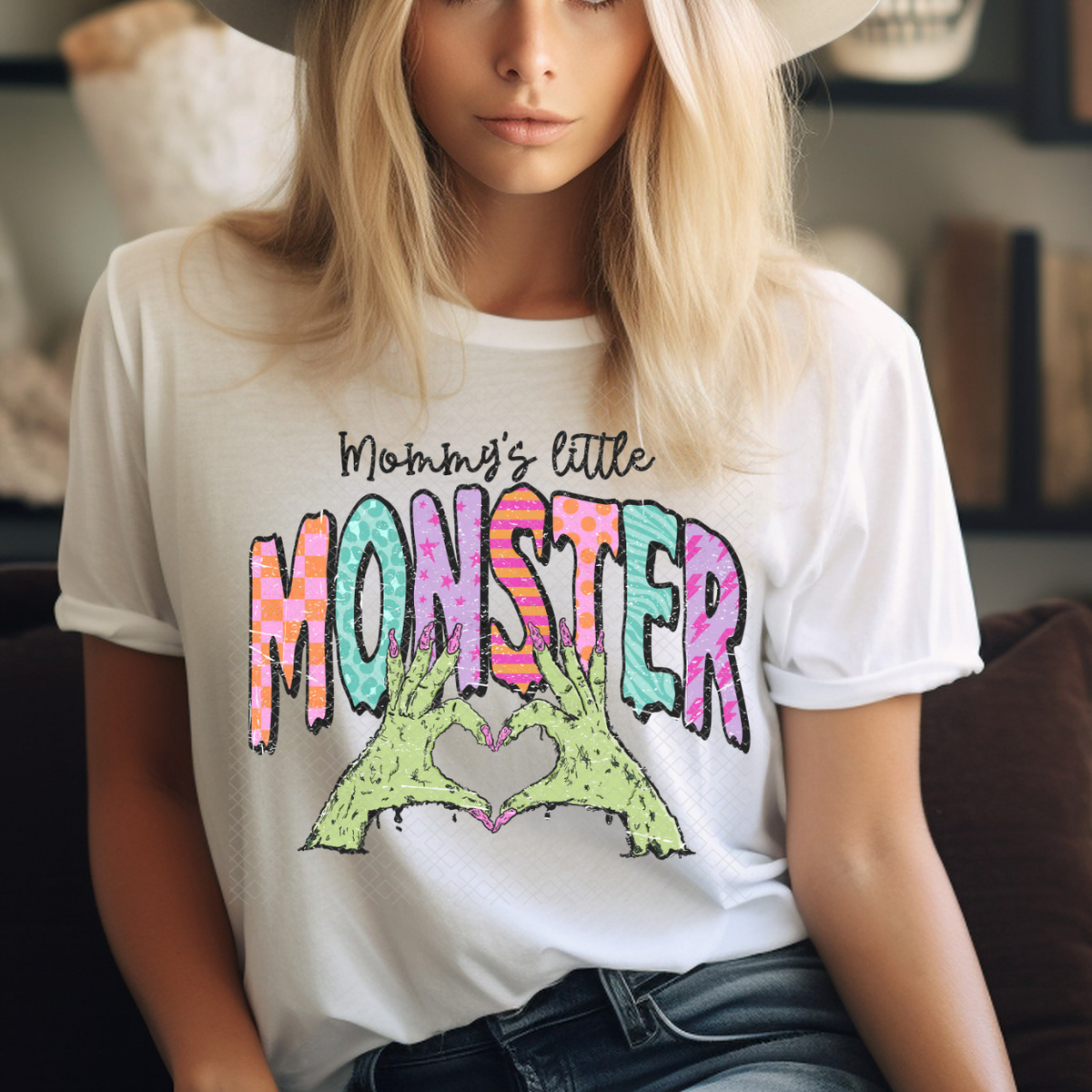 MOMMY'S LITTLE MONSTER GIRL - DTF TRANSFER